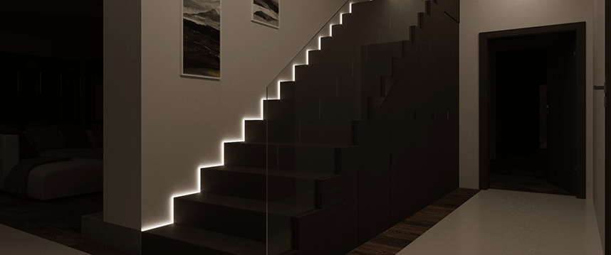Automatyczne światło na schodach